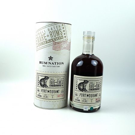 Port Mourant 1998 Rum Nation 18 Jahre Vorderseite mit Originalverpackung