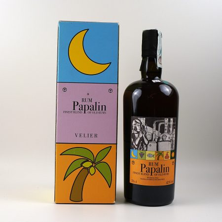 Velier Papalin Trinidad Caroni 12 Jahre Rum Vorderseite mit Originalverpackung