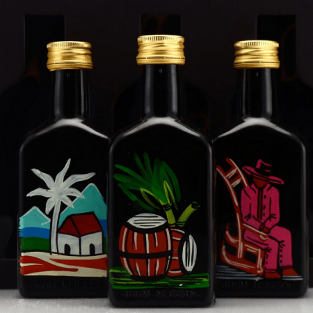 Neisson Tatanka Rhum Blanc 2020 Set 3x20cl handbemalt Vorderseite mit Originalverpackung