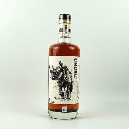 Uhuru XO Golden Rum Batch 1 Venezuela 2013 Vorderseite mit Originalverpackung