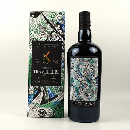 Travellers 2007 The Wild Parrot Sansibar Rum Vorderseite mit Originalverpackung