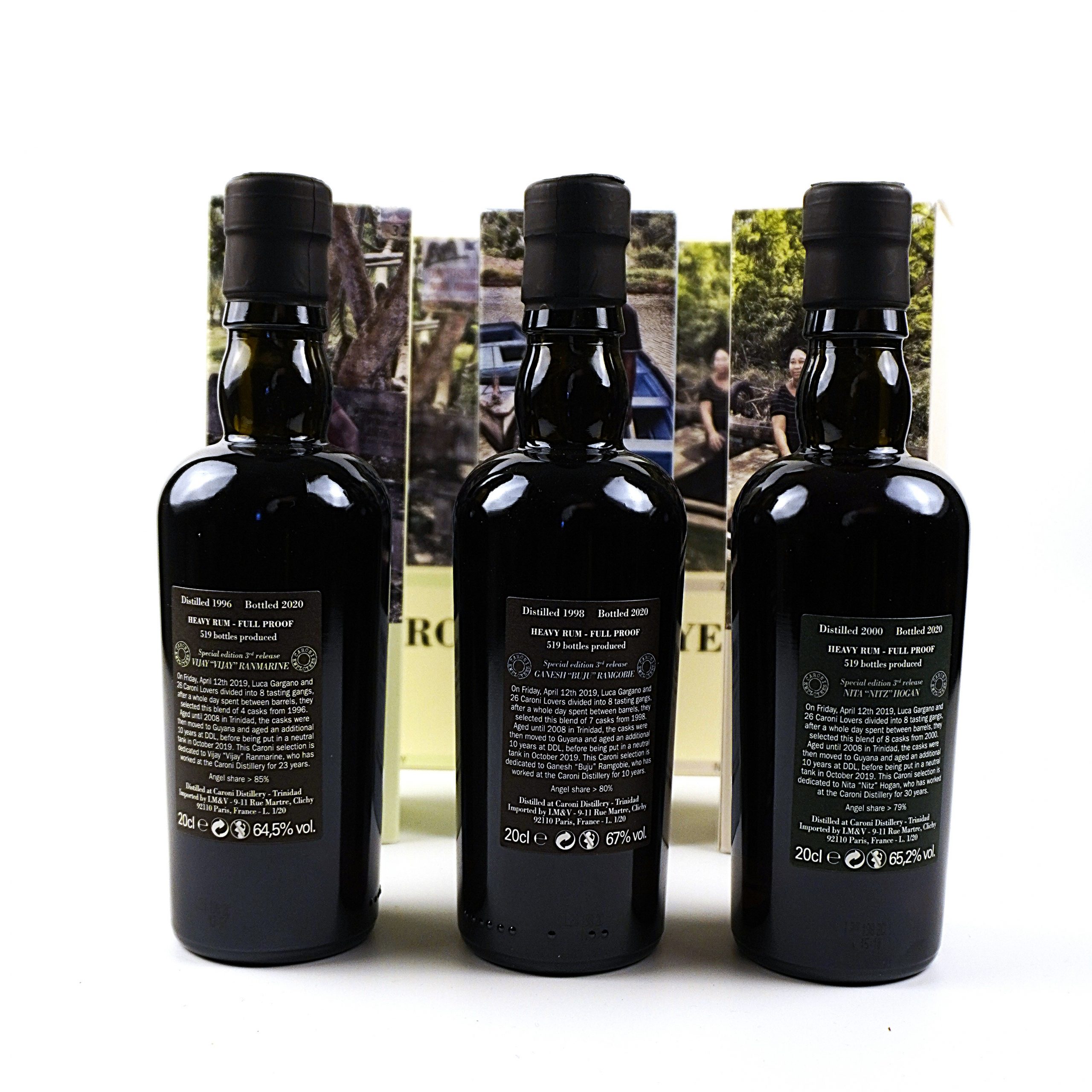 Caroni Velier Employees 3rd Release 3 Flaschen à 20cl – Bild 2