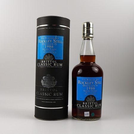 Rockley Still 1986 Bristol Classic Oloroso Sherry Finish Vorderseite mit Originalverpackung