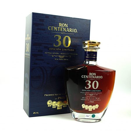 Ron Centenario 30 Jahre Edition Limitada Vorderseite mit Originalverpackung