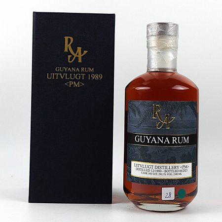 Port Mourant PM 1989 Rum Artesanal 50cl Vorderseite mit Originalverpackung