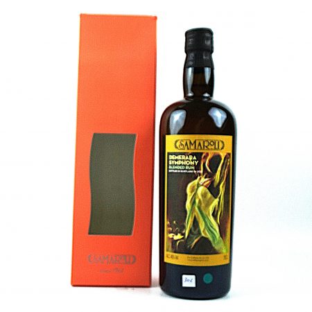 Demerara Symphony 2021 Samaroli Guyana Rum Flasche Vorderseite mit Originalverpackung