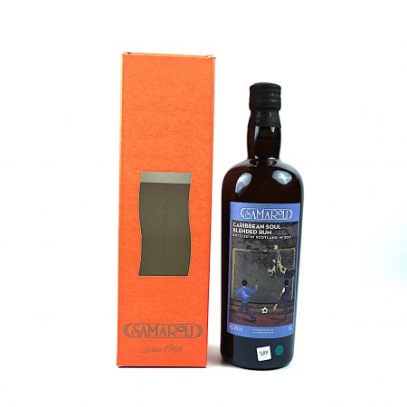 Samaroli Caribbean Soul Blended Rum Vorderseite mit Originalverpackung