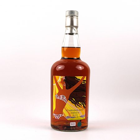 Clarendon 2004 Corman Collins 16 Jahre Jamaica Rum Flasche Vorderseite