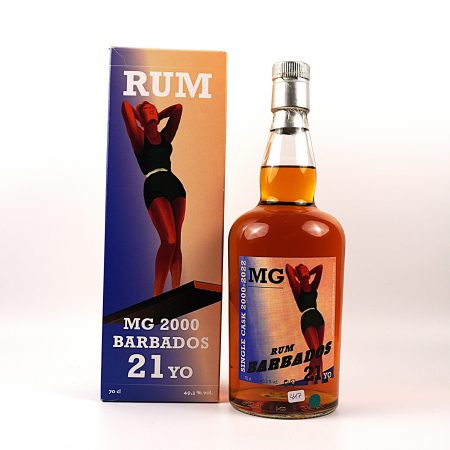 Mount Gay 2000 Corman Collins The Auld Alliance 21 Jahre Rum Vorderseite mit Originalverpackung