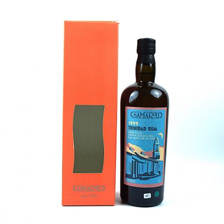 Samaroli Trinidad 1999 Single Cask 1810602 Rum Vorderseite mit Originalverpackung