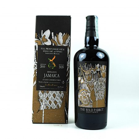 Worthy Park 2010 The Wild Parrot The Whisky Roundabout 10 Jahre Rum – Vorderseite mit Originalverpackung