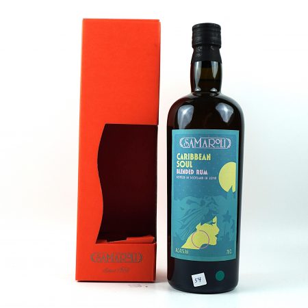Samaroli Caribbean Soul 2018 Blended Rum Vorderseite mit Originalverpackung