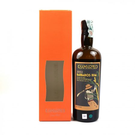 Samaroli Barbados 2002 Single Cask 9 Rum Vorderseite mit Originalverpackung