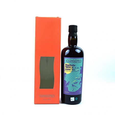 Samaroli Rum Vertical 03 04 2017 Demerara Vorderseite mit Originalverpackung