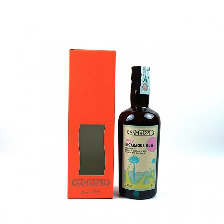 Nicaragua Rum 1999 Samaroli Single Cask 37 Vorderseite mit Originalverpackung