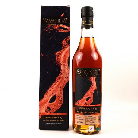 Savanna Grand Arôme 2003 Single Cognac Cask Rum Vorderseite mit Originalverpackung