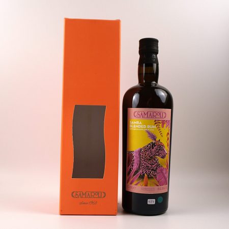 Samaroli Samba Blended Rum B 2022 Vorderseite mit Originalverpackung