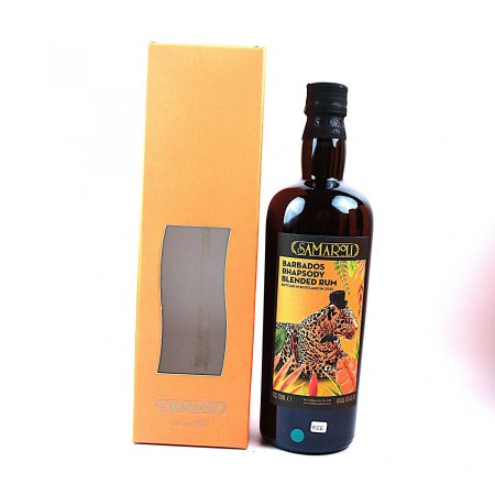 Samaroli Barbados Rhapsody Blended Rum Vorderseite mit Originalverpackung