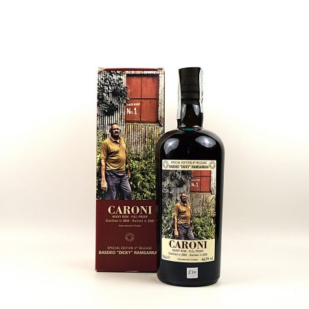 Caroni 2000 Velier Trinidad Rum Flasche Vorderseite mit Originalverpackung