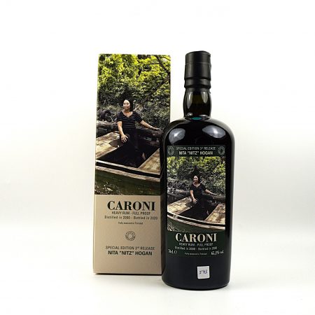 Caroni 2000 Velier Heavy Trinidad Rum Flasche Vorderseite mit Originalverpackung