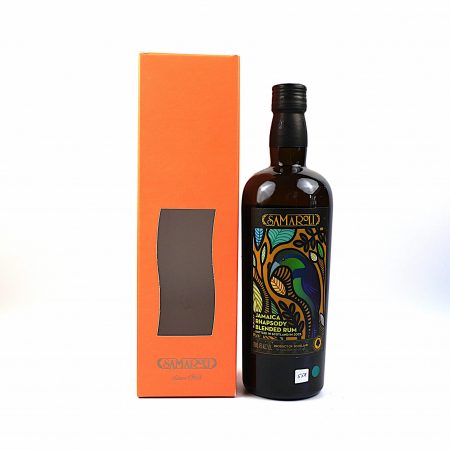 Samaroli Jamaica Rhapsody B 2023 Blended Rum Vorderseite mit Originalverpackung