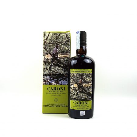 Caroni 1996 Velier 25 Jahre Trinidad Rum Flasche Vorderseite mit Originalverpackung