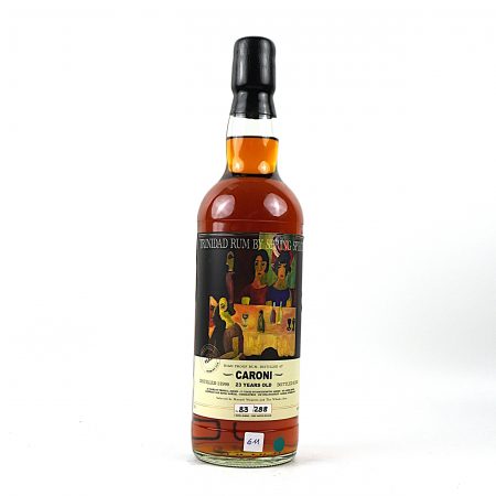 Caroni 1998 Spring Spirits 23 Jahre Trinidad Rum Flasche Vorderseite mit Originalverpackung