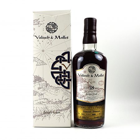 Valinch & Mallet Diamond Skeldon 2001 20 Jahre Rum Vorderseite mit Originalverpackung