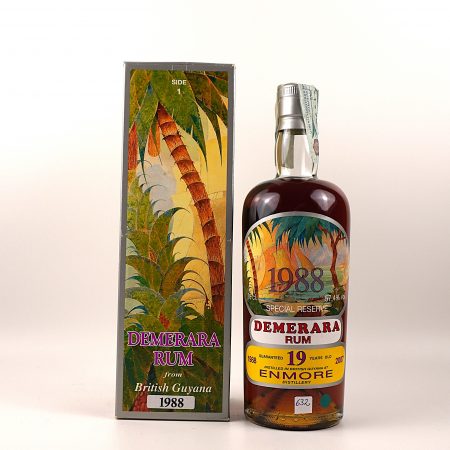 Silver Seal Demerara Enmore 1988 19 Jahre Rum Vorderseite mit Originalverpackung