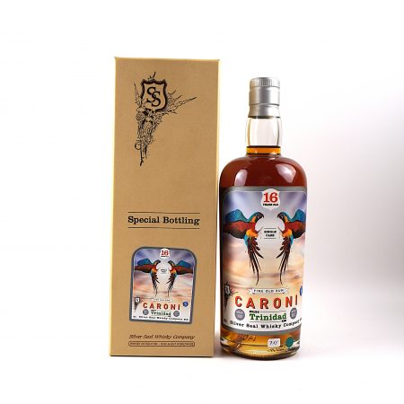 Caroni 1997 Silver Seal Whisky Antique Fine Old Rum – Rumflasche mit sehr gutem Füllstand und Originalverpackung